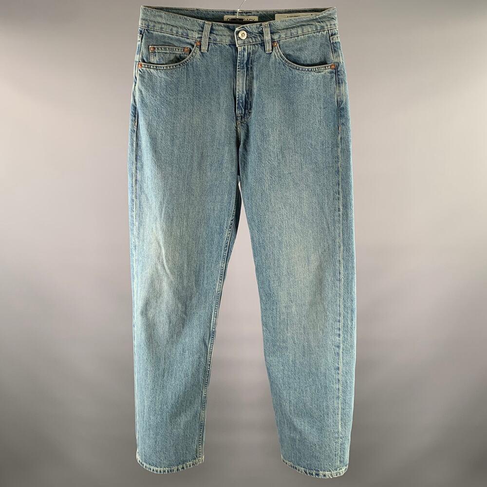 OUR LEGACY Size 31 Blue Cotton Relaxed Fit Jeans
